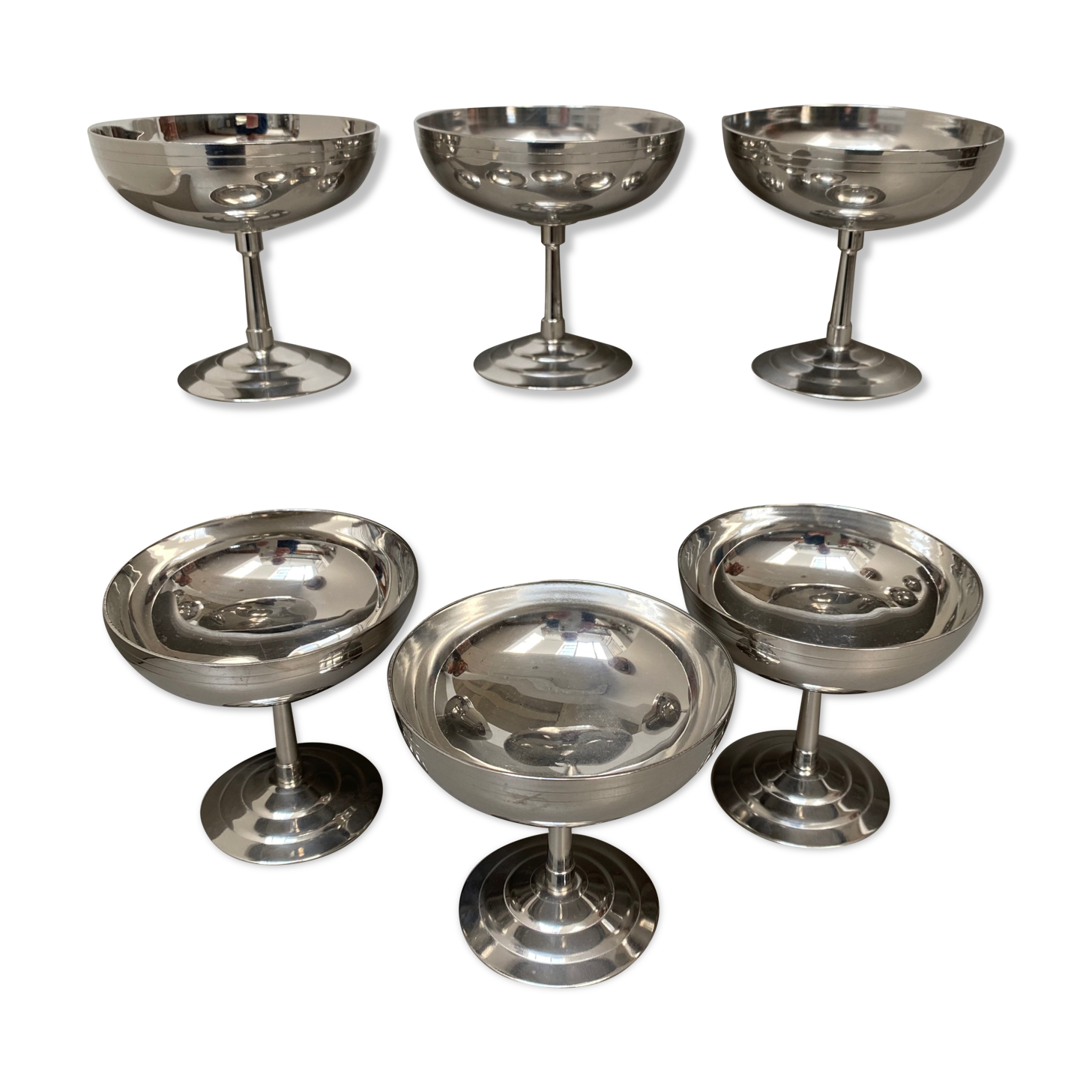 Coupes à sorbet inox Letang