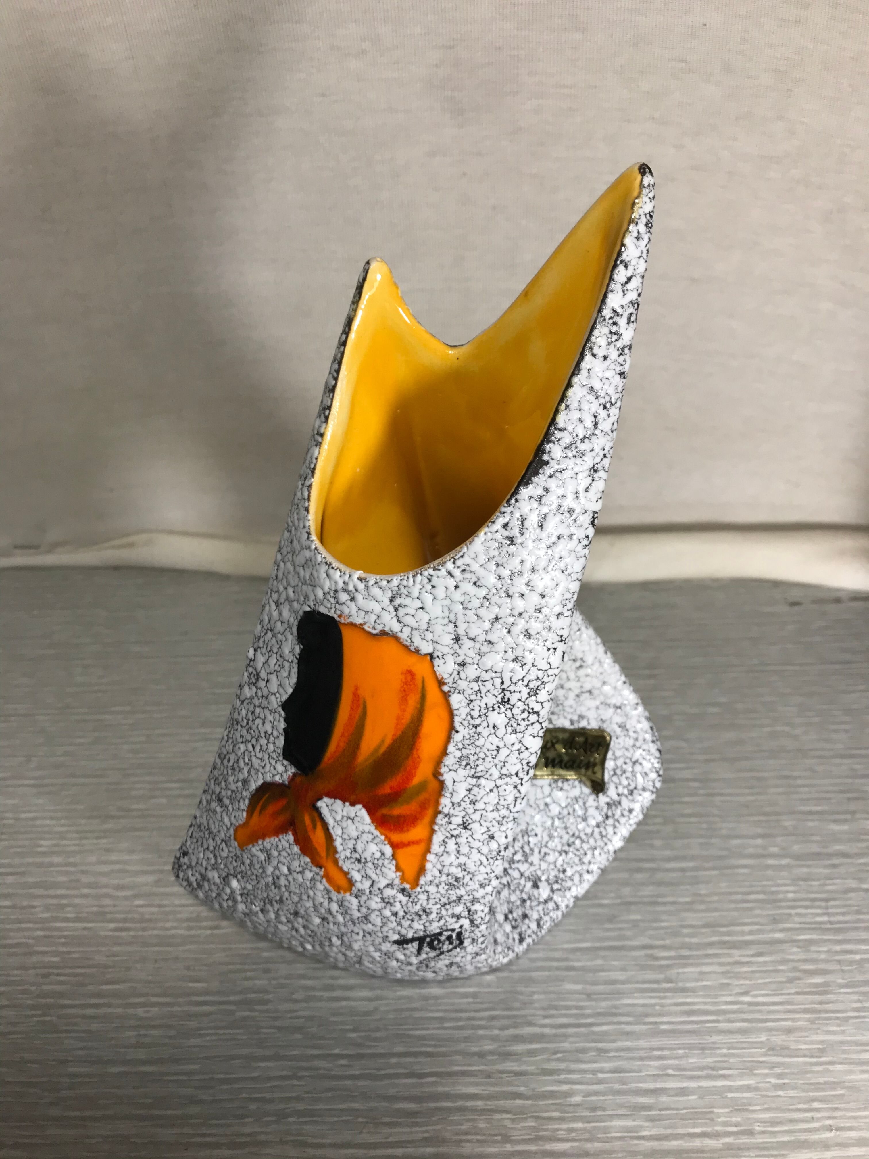 Lot 15 ancient ceramics enamelled Tess