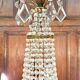 Louis XVI style hot air balloon chandelier with tassels