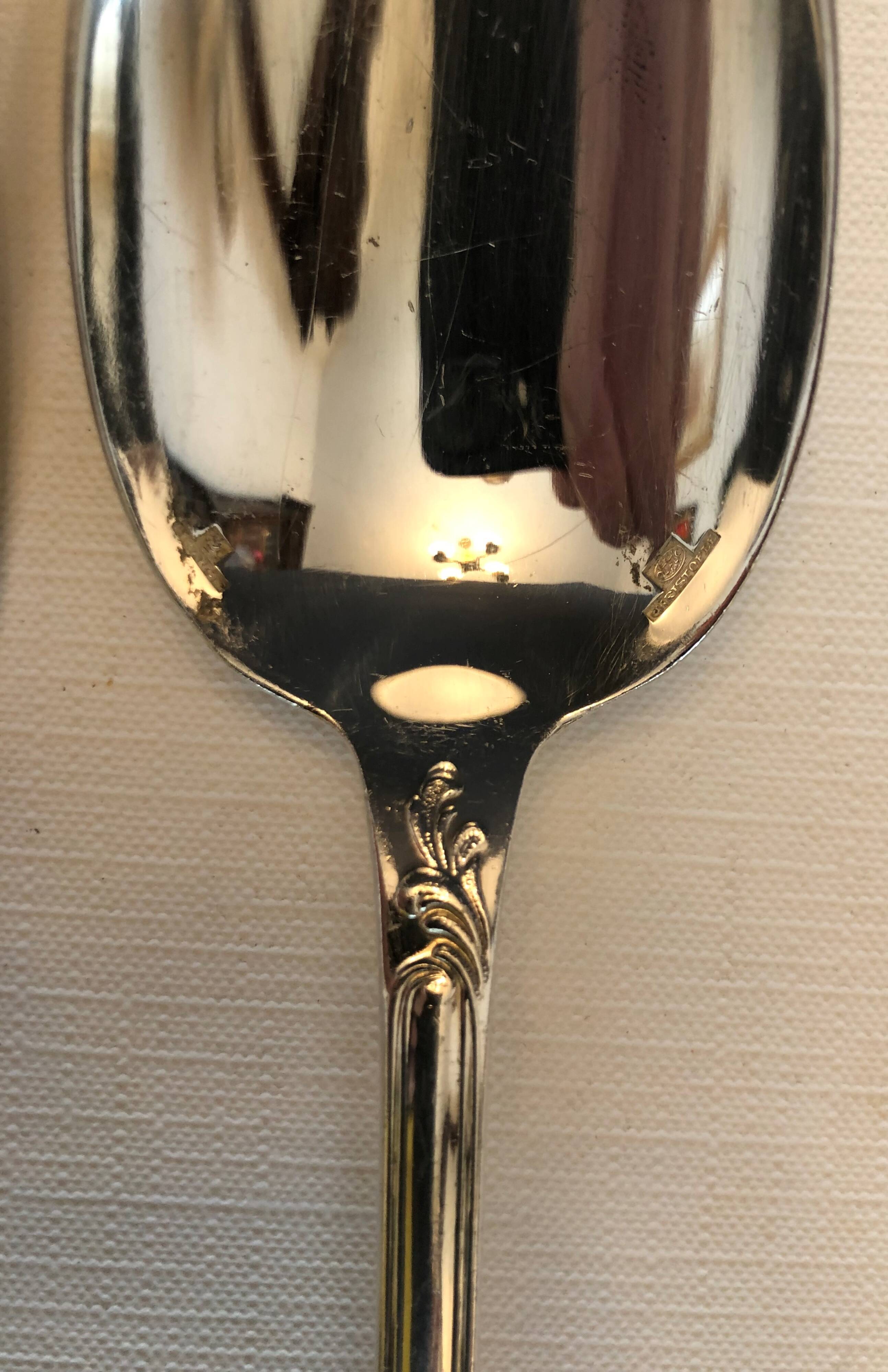 Housewife in silver metal Christofle 35 pieces