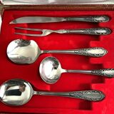 Set of 5 stainless steel serving utensils Amefa vintage