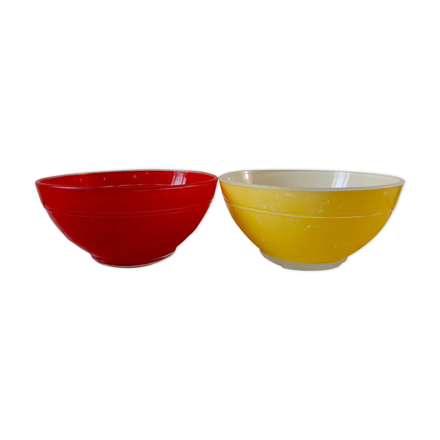 Duo of glass bowls Duralex 70s