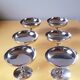 Lot de 6 coupes à glaces/desserts en inox