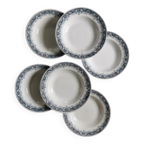 Vintage soup plates from St Amand, Morocco