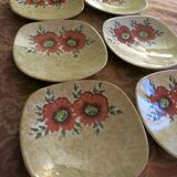 6 antique dessert plates in very good condition