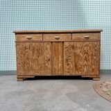 Mado buffet in restored pitch pine