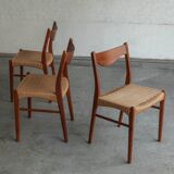 Set of 8 'GS61' dining chairs by Arne Wahl Iversen