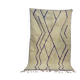 Handmade traditional Beni Ourain Berber rug, size 200 x 300 cm.