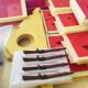Old wooden construction game Jura Game "Chalet suise N°8"