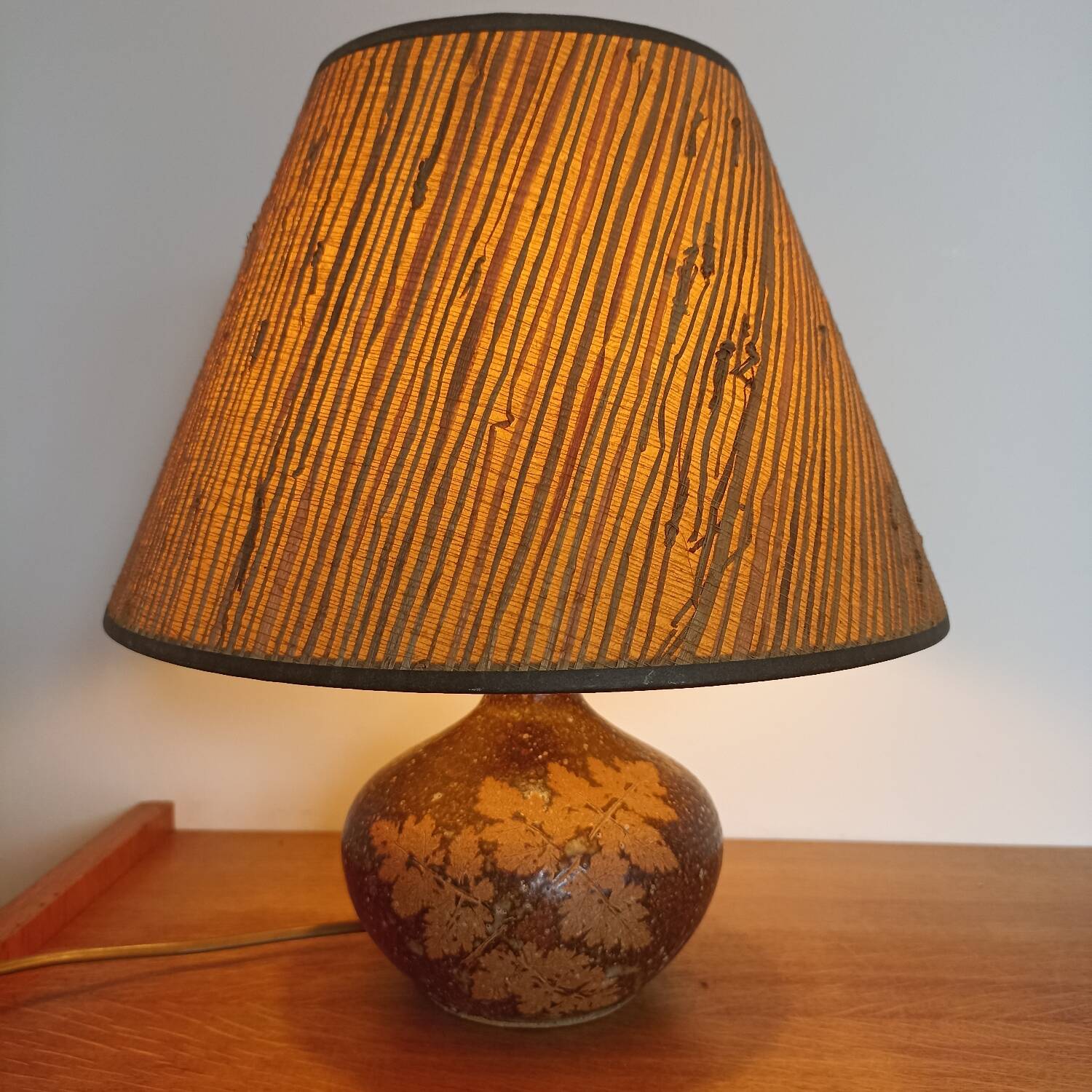 70s ceramic lamp