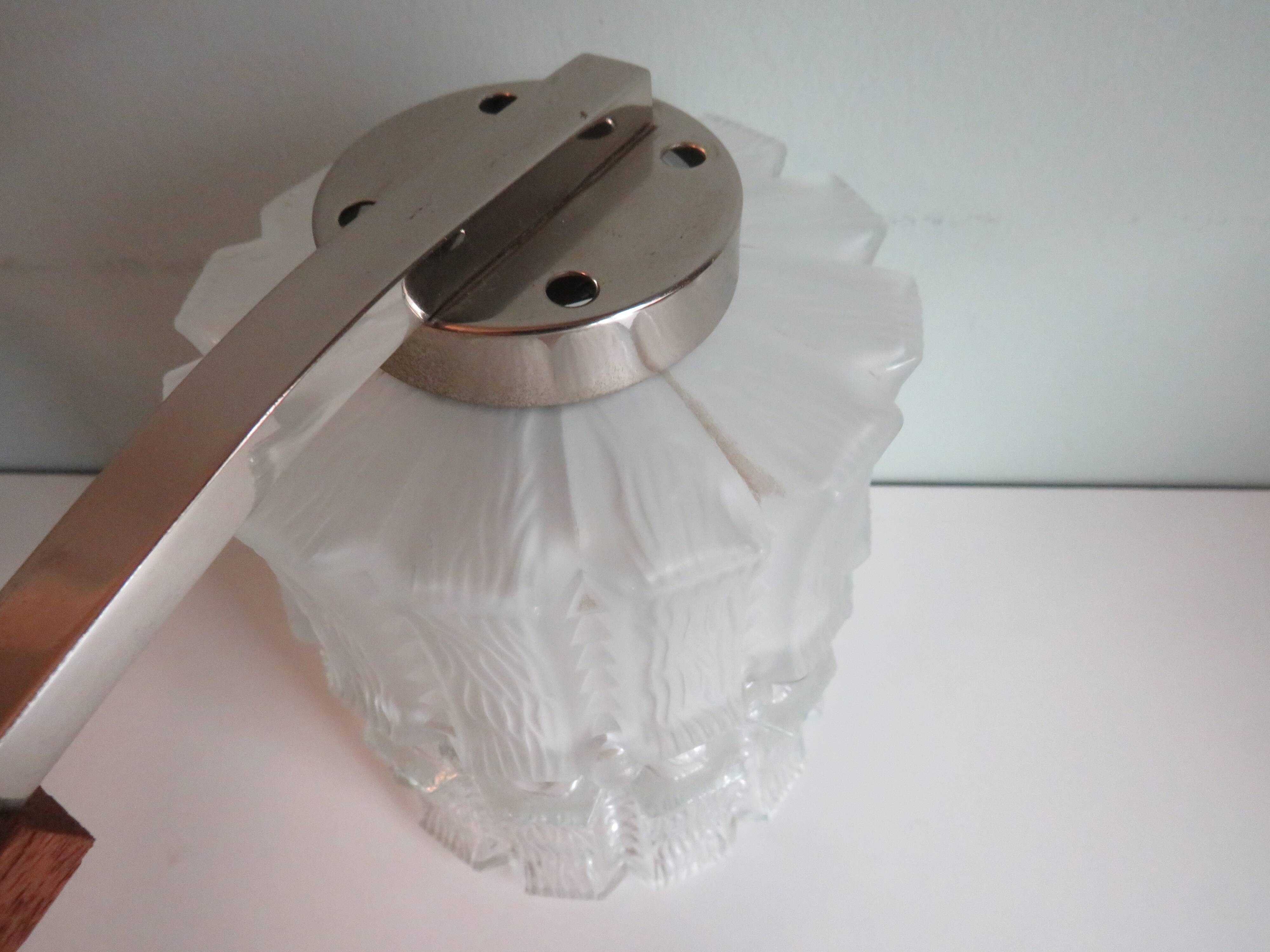 6-arm chandelier, Denmark 1960-1970