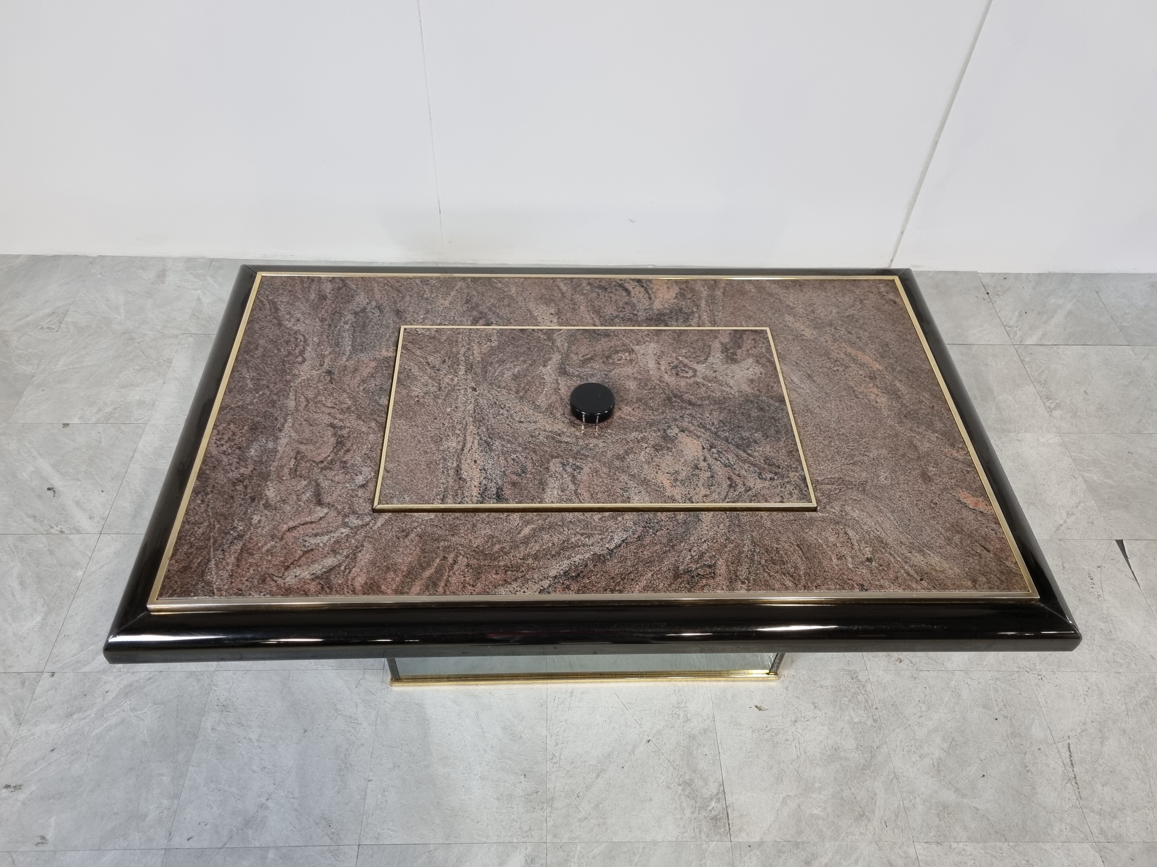 Vintage hidden bar coffee by Fedam, 1980s