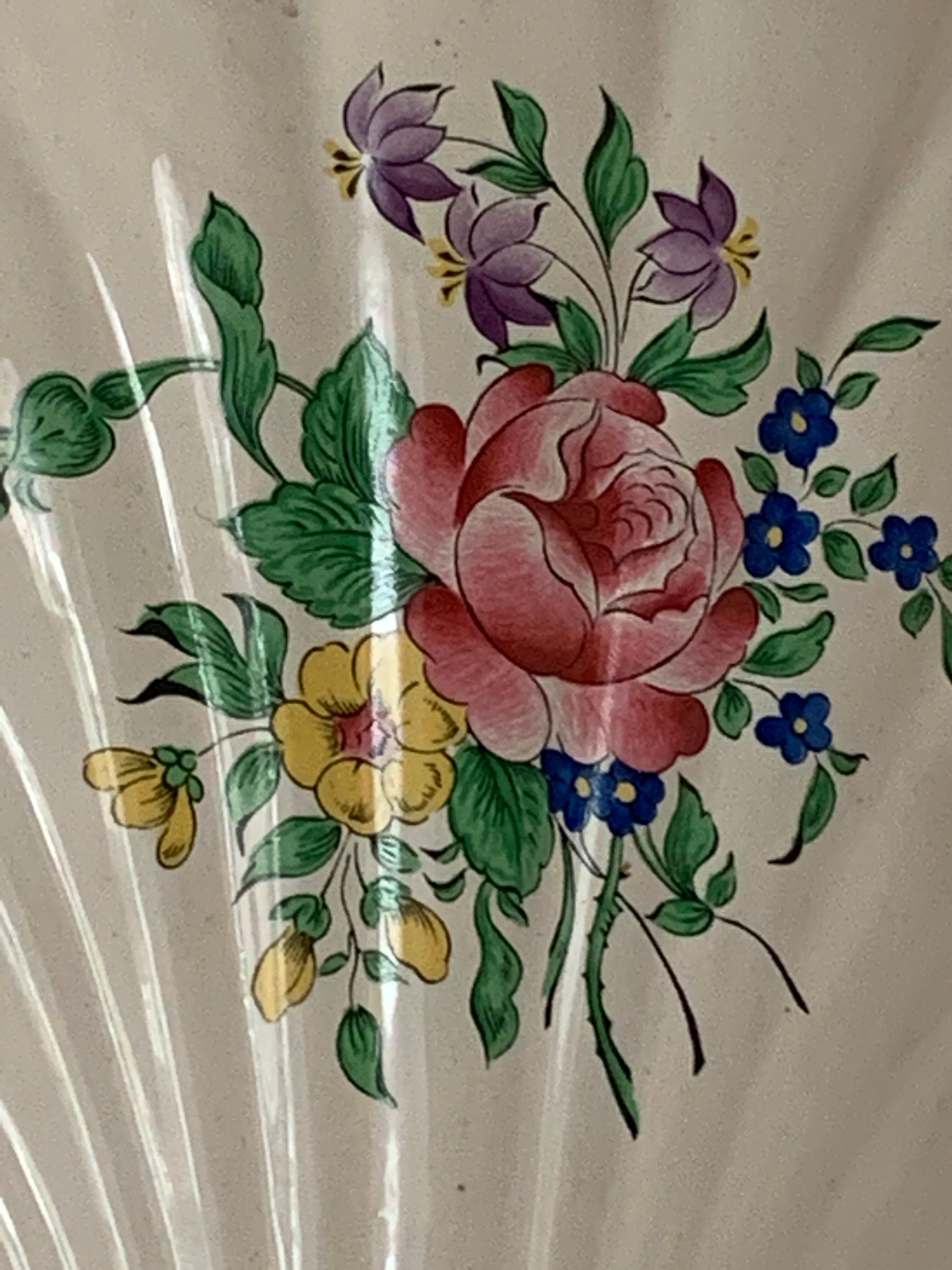 Ravier old earthenware shell KG Lunéville