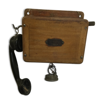 Old wall phone "Industrial telephone company"