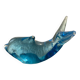 Blue Glass Dolphin Paperweight