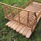 Rattan basket bed