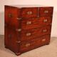 Mahogany Military or Naval Chest of Drawers - 19th Century