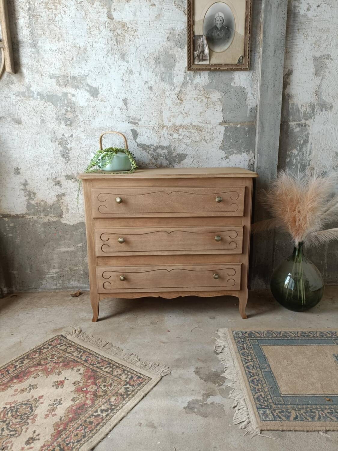 Commode en bois