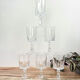 6 verres à eau cristal d'arques modèle louvre
