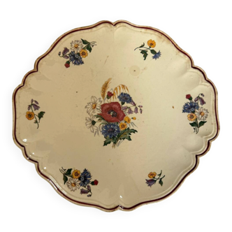 Plate cake Sarreguemines