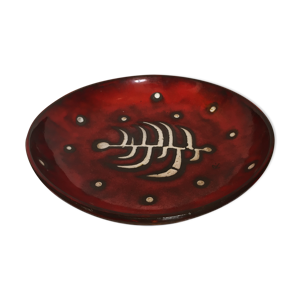 Plat en faïence