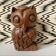 Hibou en bois sculpté