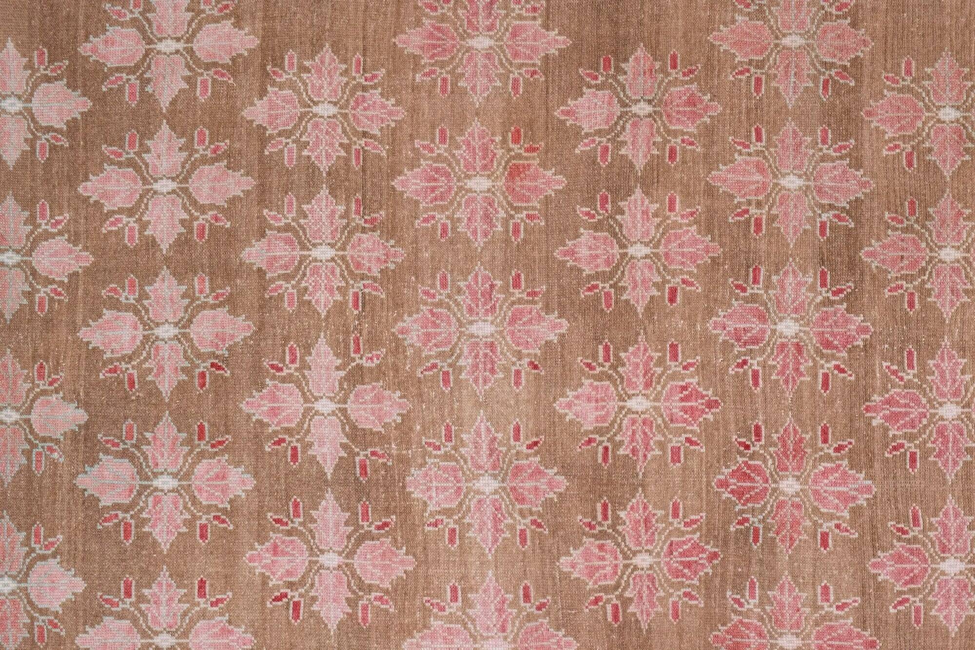 Vintage Turkish handmade rug 130x316 cm