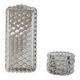 Textured bubble glass table service