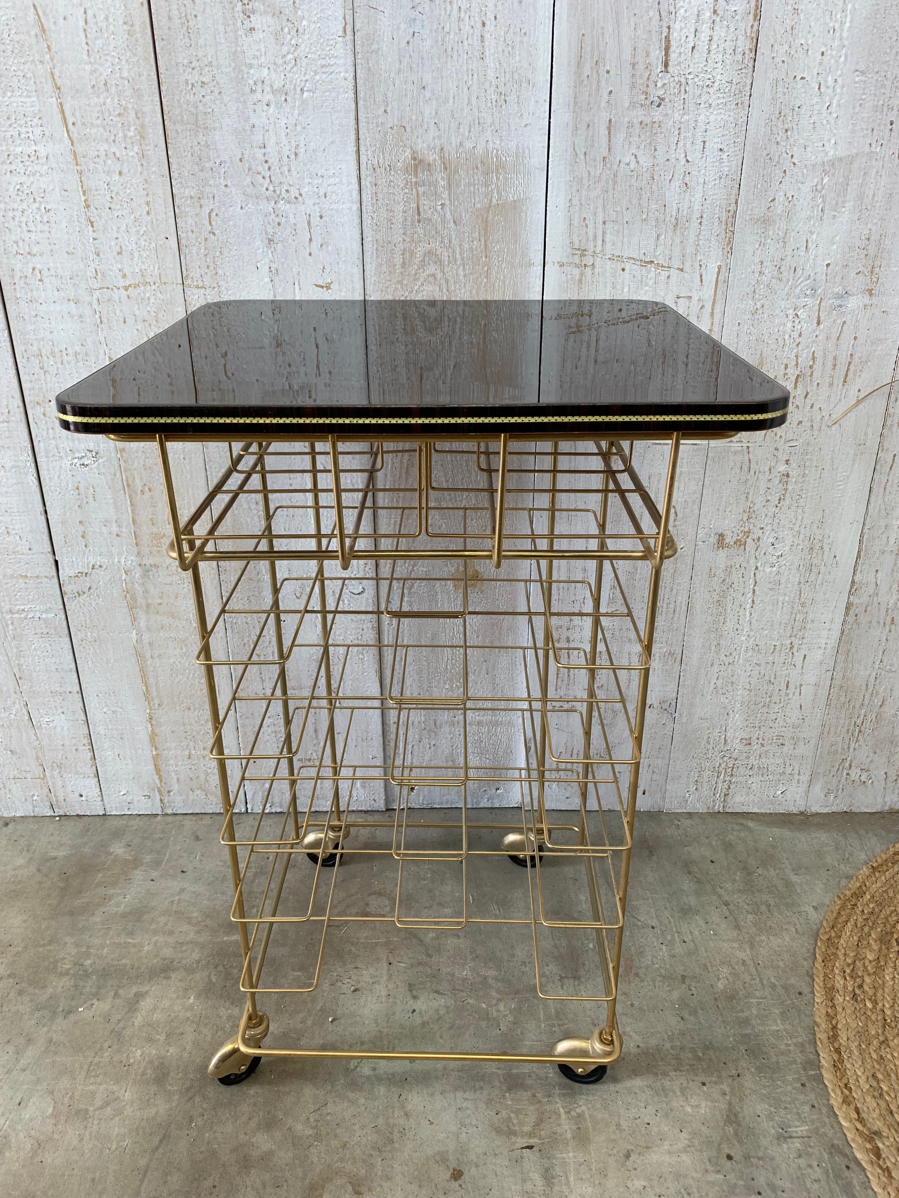 Meuble pour vinyles vintage