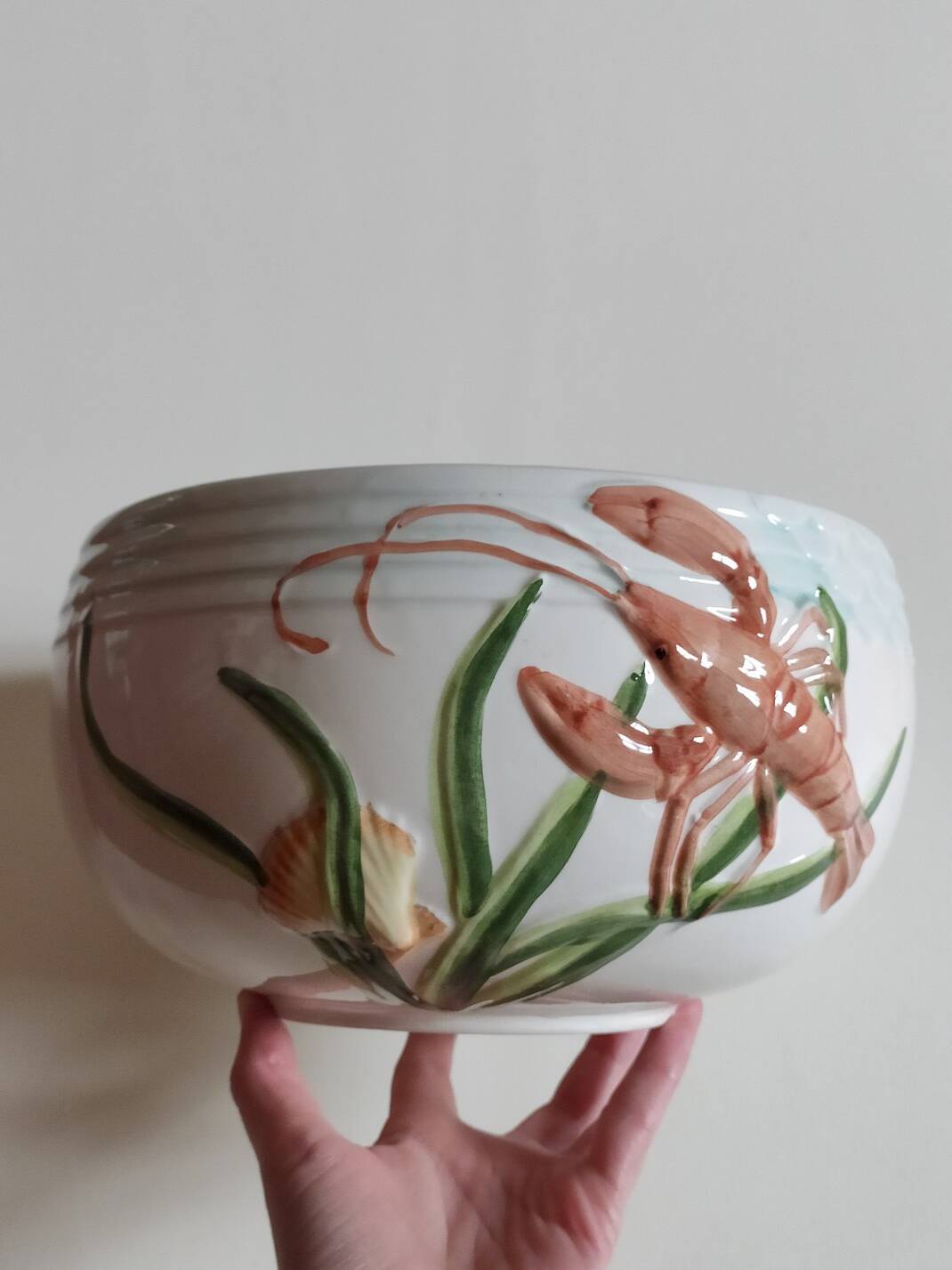 Seafood slushie salad bowl