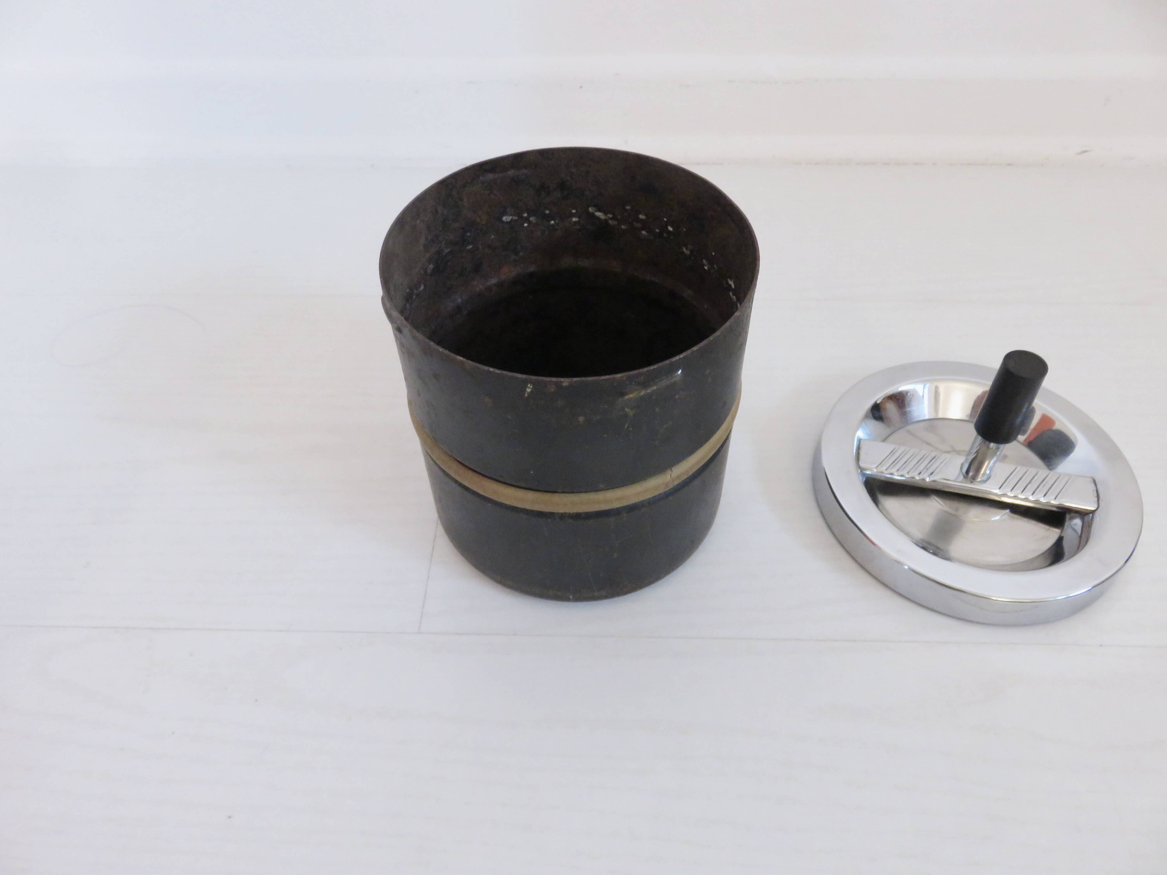 Column ashtray "Erhard" made in Germany, 70s