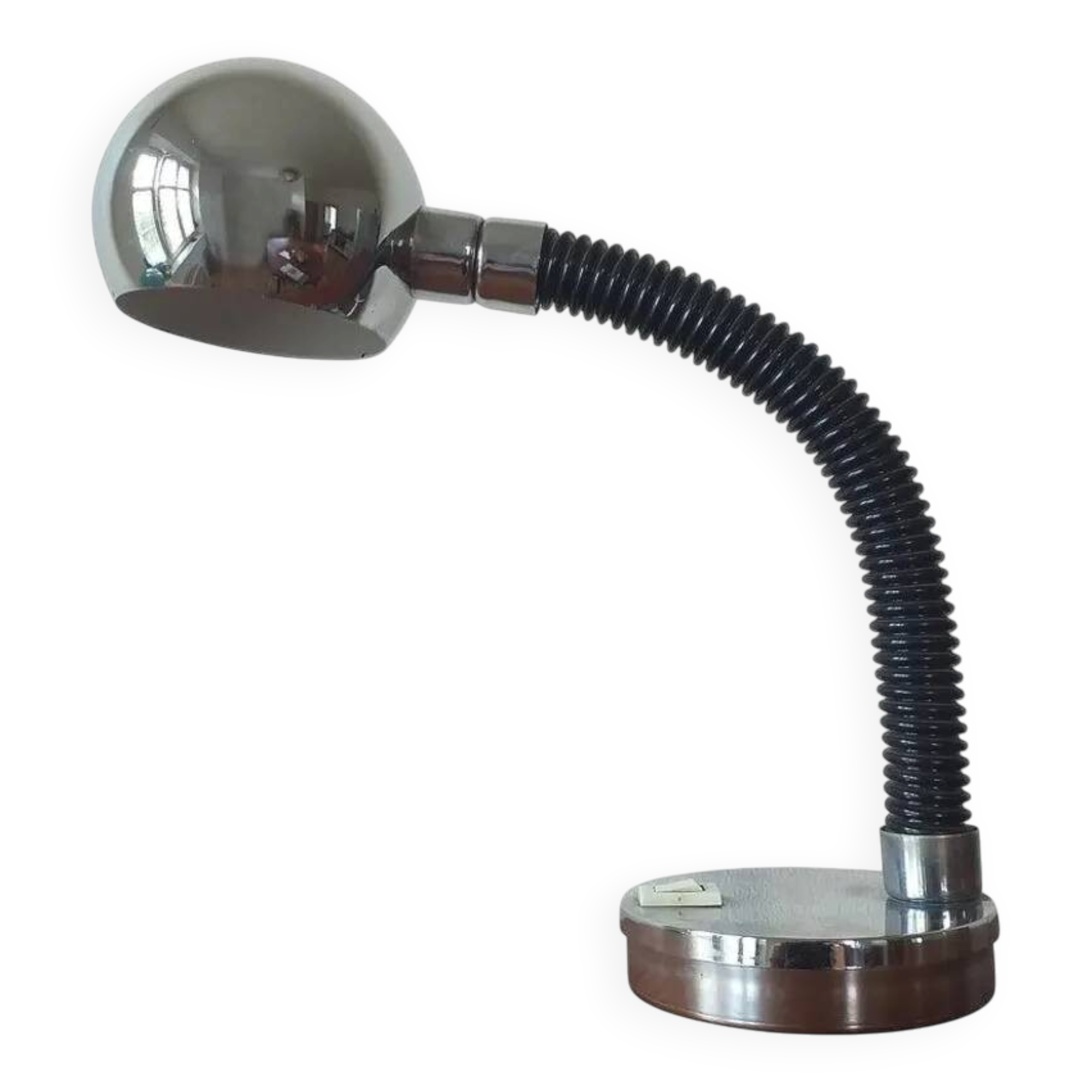 Midcentury Table Lamp Elbow, Targetti Sankey, Italy, 1970s