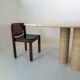 Mario Bellini – Il Colonnato – Italian travertine dining table, ca. 1980
