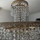 Crystal grapevine waterfall chandelier