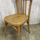 Série de 6 chaises bistrot en bois courbé