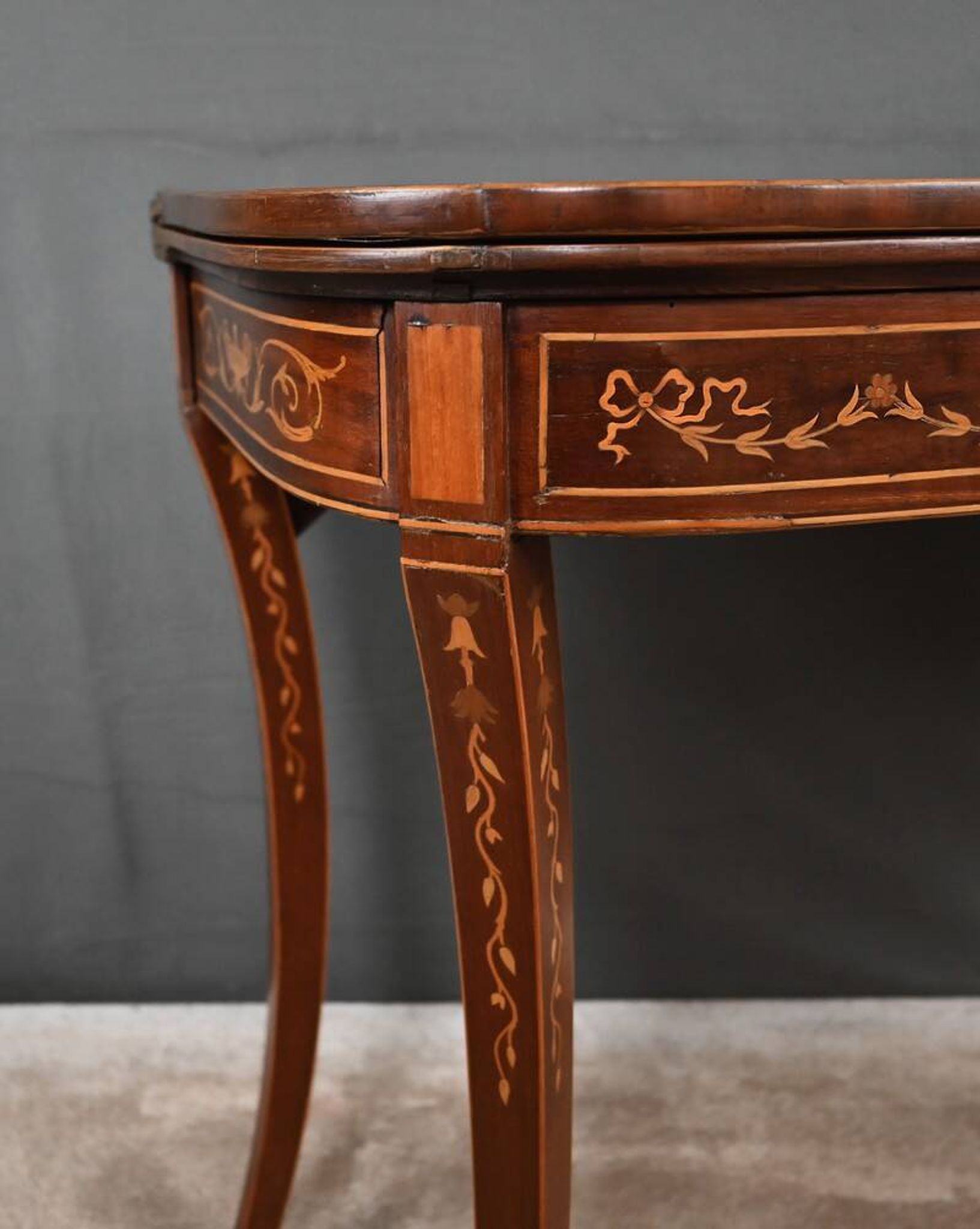 Mahogany Game Console Table – 1920