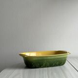 Ceramic baking dish, floral patterns