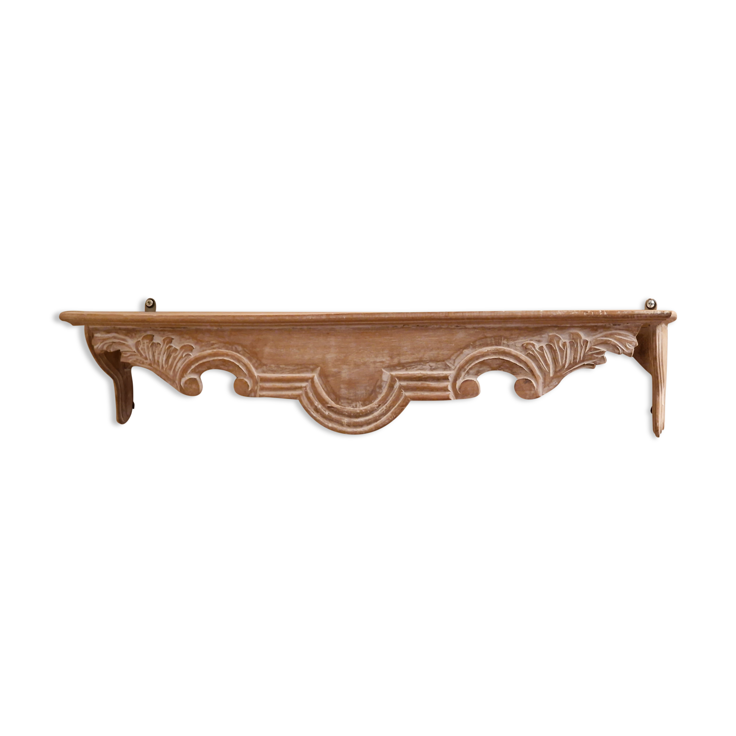 White white white wall shelf