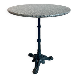 Granite bistro pedestal table