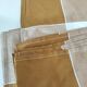 Nappe et 8 serviettes vintage – tons caramel et moutarde dorée