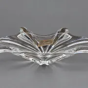 Grande coupe Baccarat en cristal – Centre de table sculptural vintage