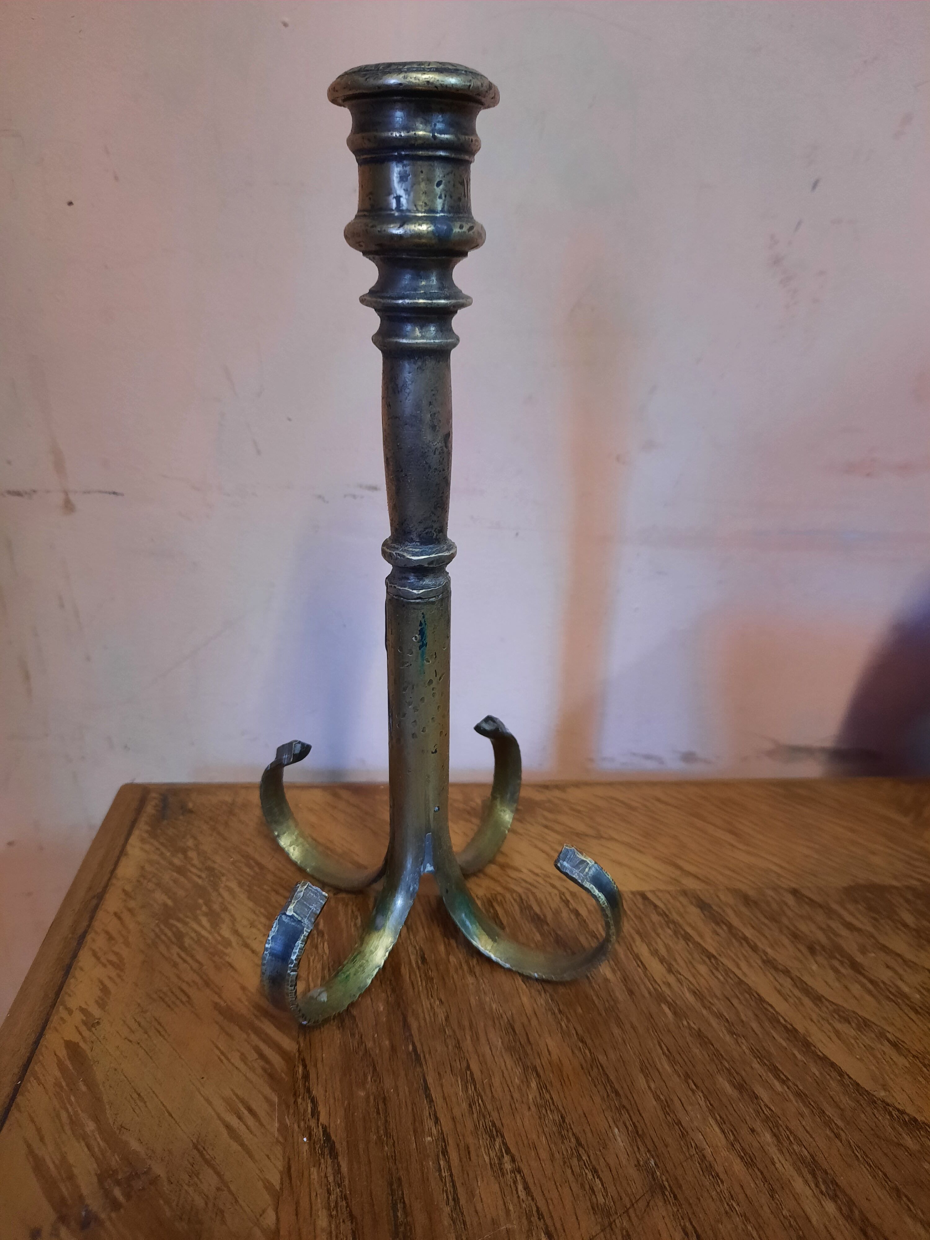 Brass candle holder