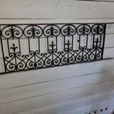 Old cast iron balcony box