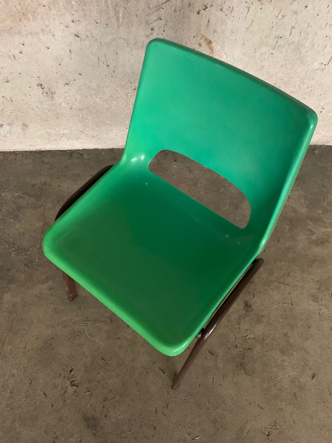 Green children's chair
