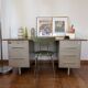 Industrial desk sansen from the 1970s.