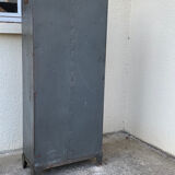 1940s industrial workshop locker room