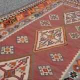 Oriental kilim rug Shiraz Gashgai antique: 1.50 x 3.50 metres