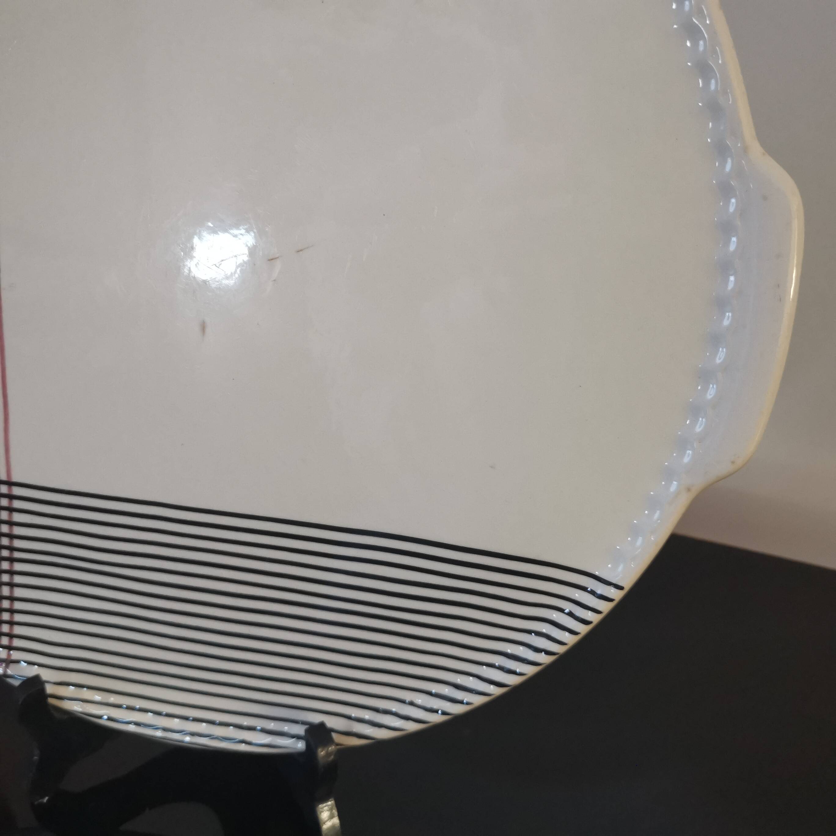 Caprice round serving dish from villeroy & boch, 1950s