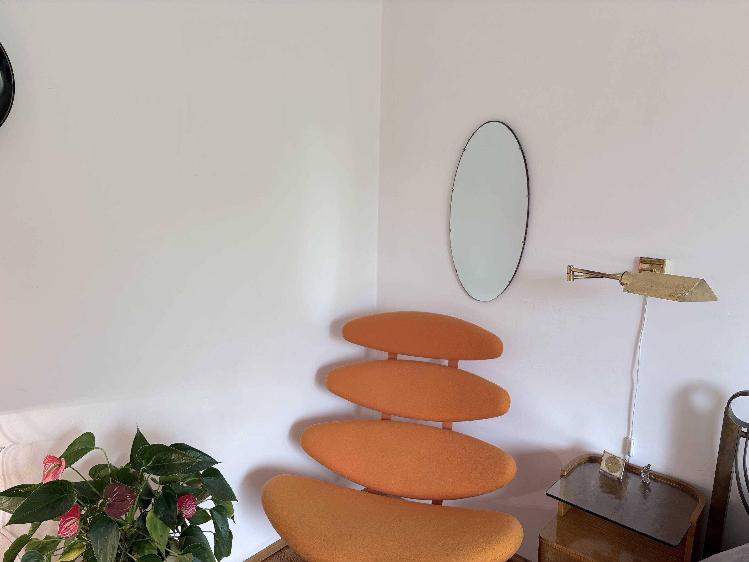 Oval Rockabilly Mirror, 1960s