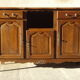 Provençal style oak enfilade